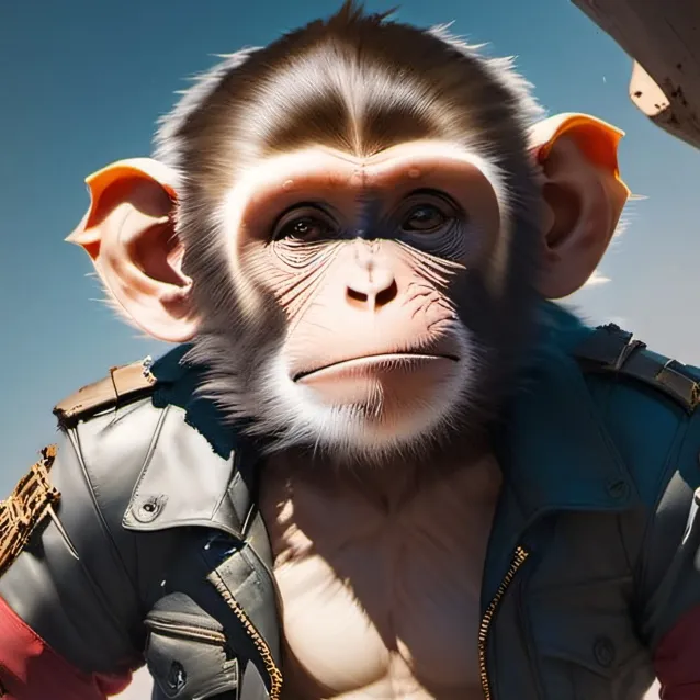 chat with ai character: a god damn monkey 