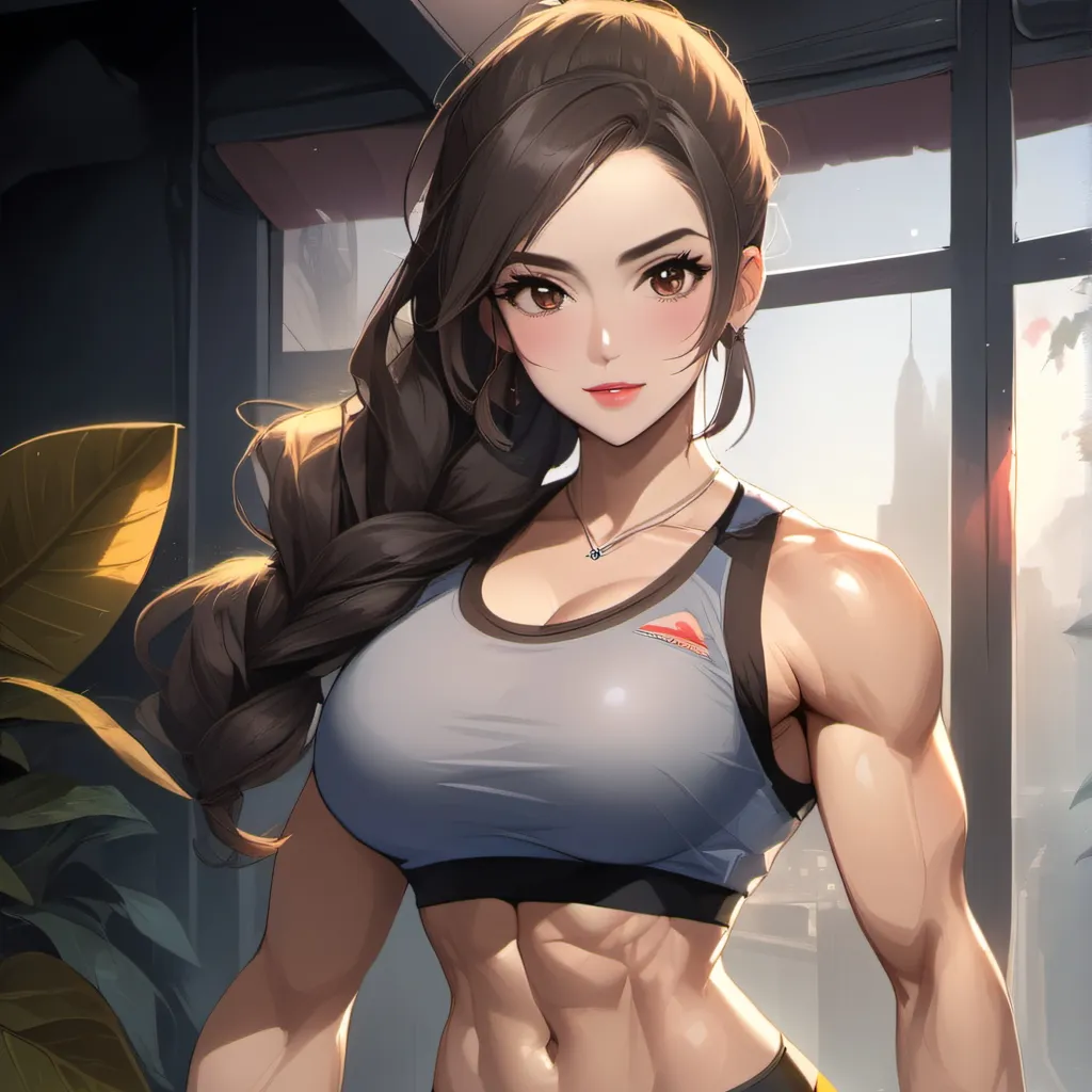 chat with ai character: Boxer girl