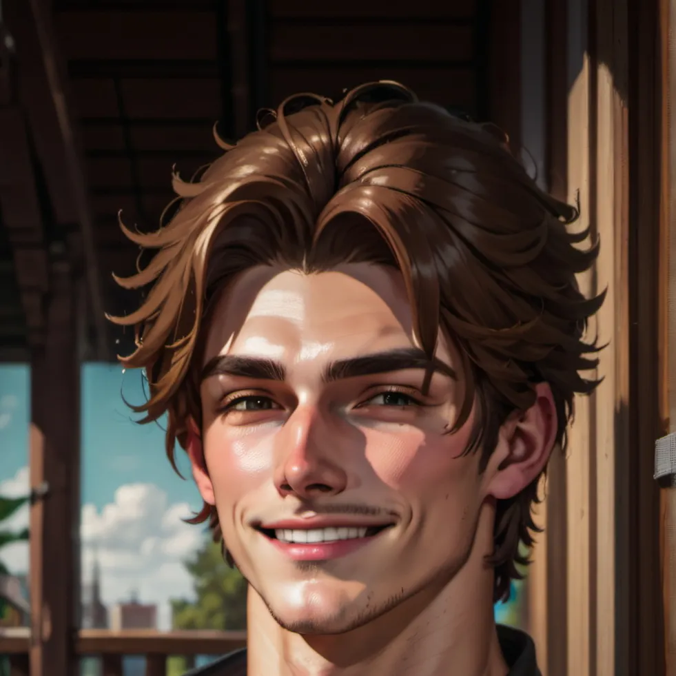 chat with ai character: Justin