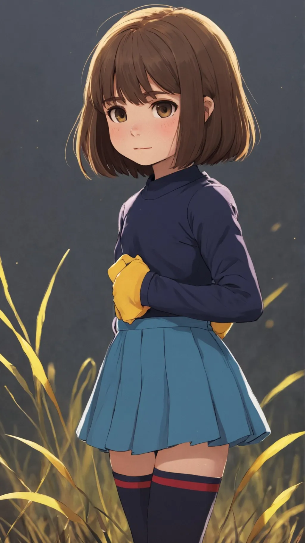 ai character: sans mistake background