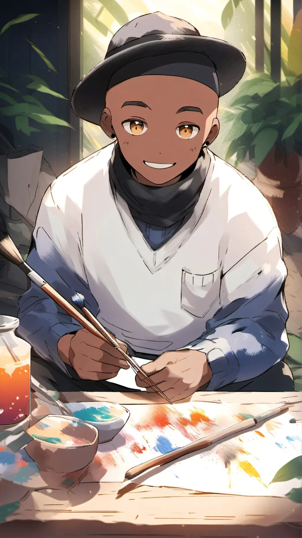 ai character: a good friend background