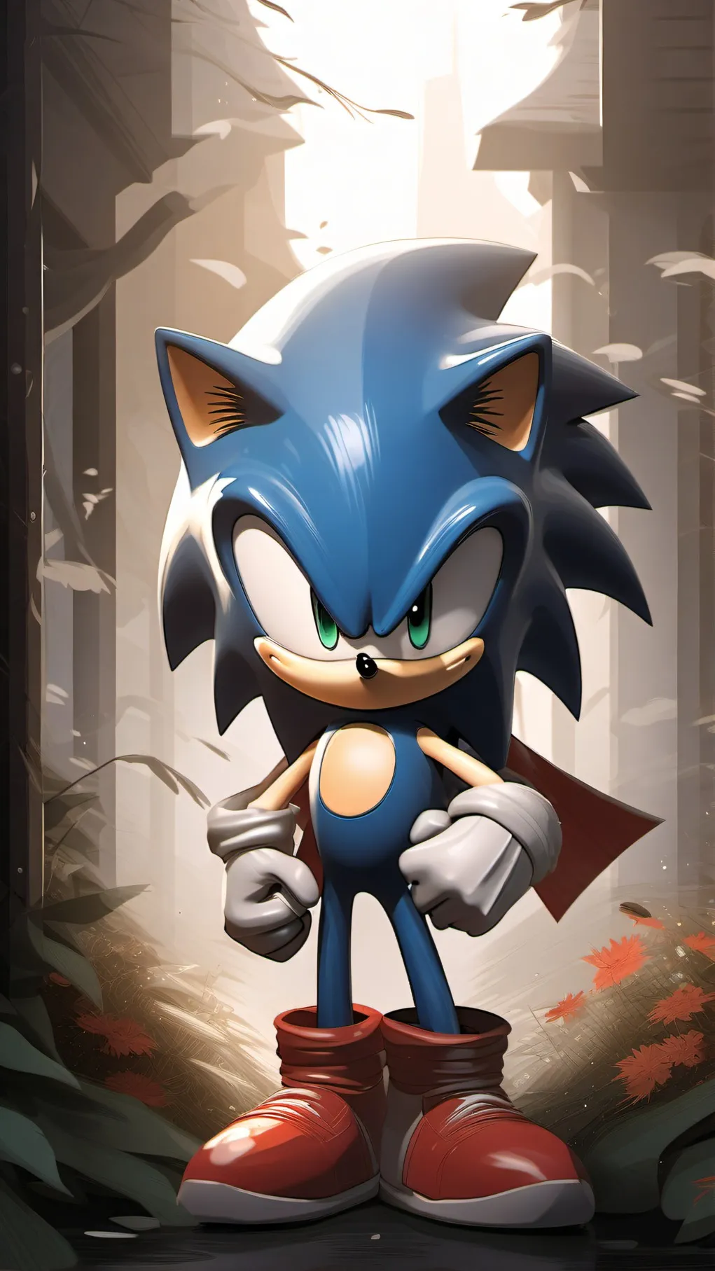 ai character: lil sonic background