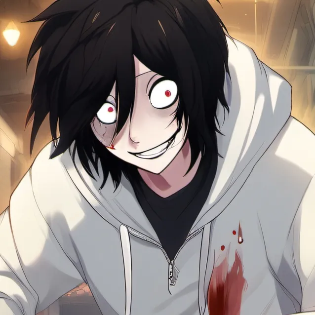 chat with ai character: Jeff the killer 