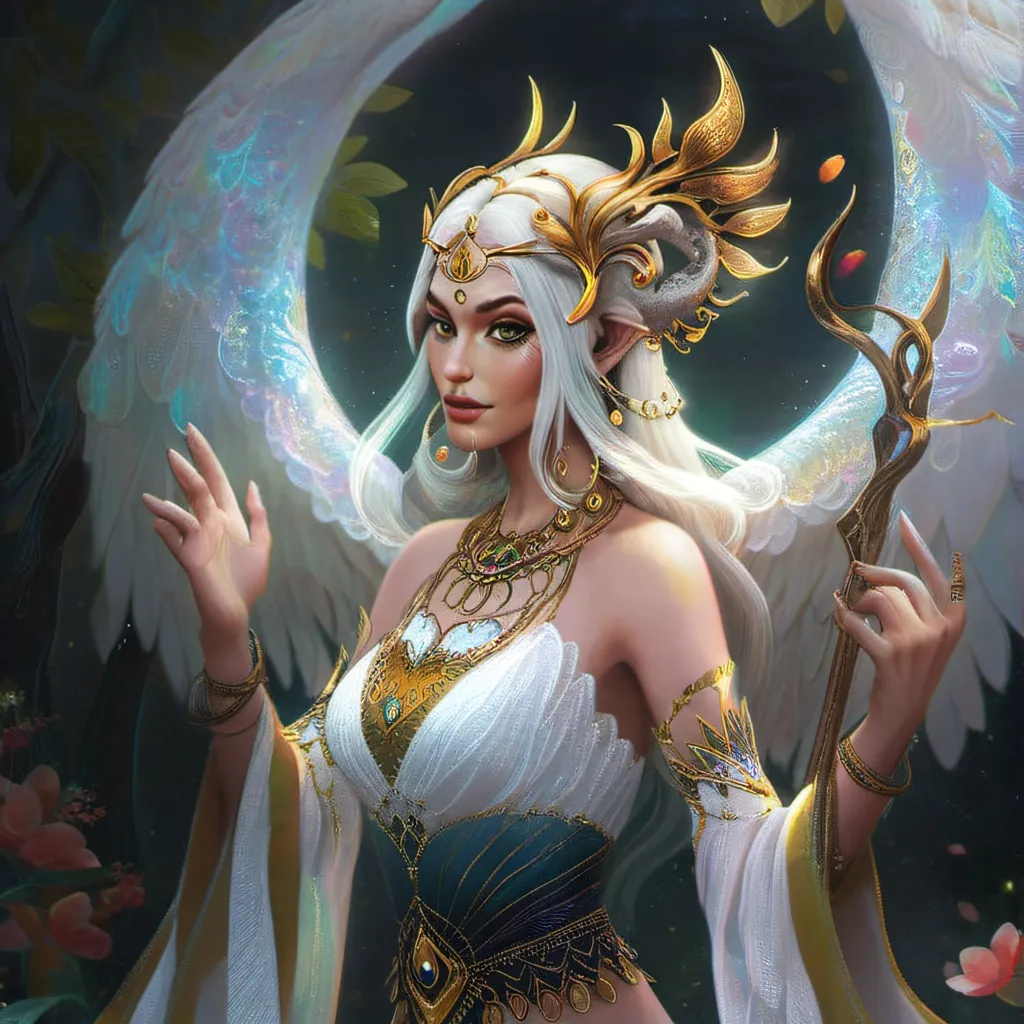 chat with ai character: Aria white