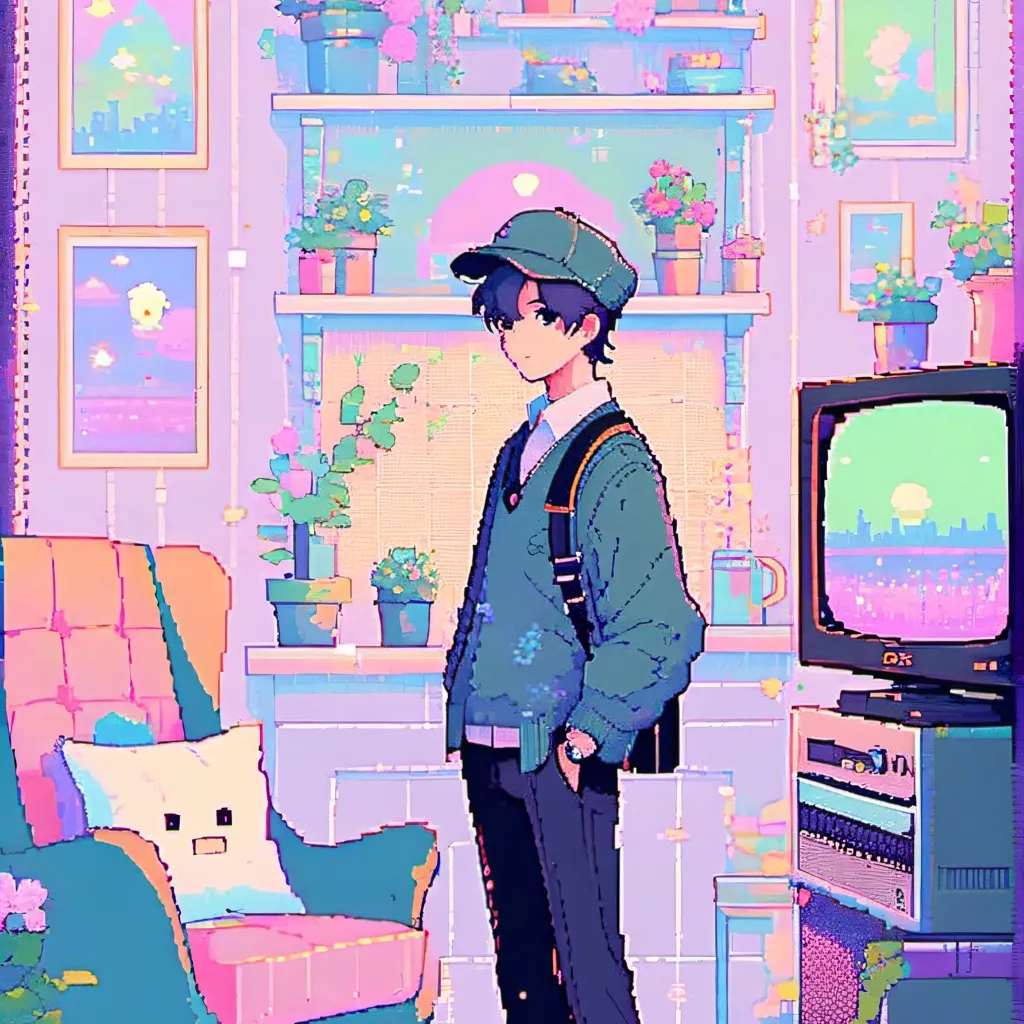 chat with ai character: Tv man