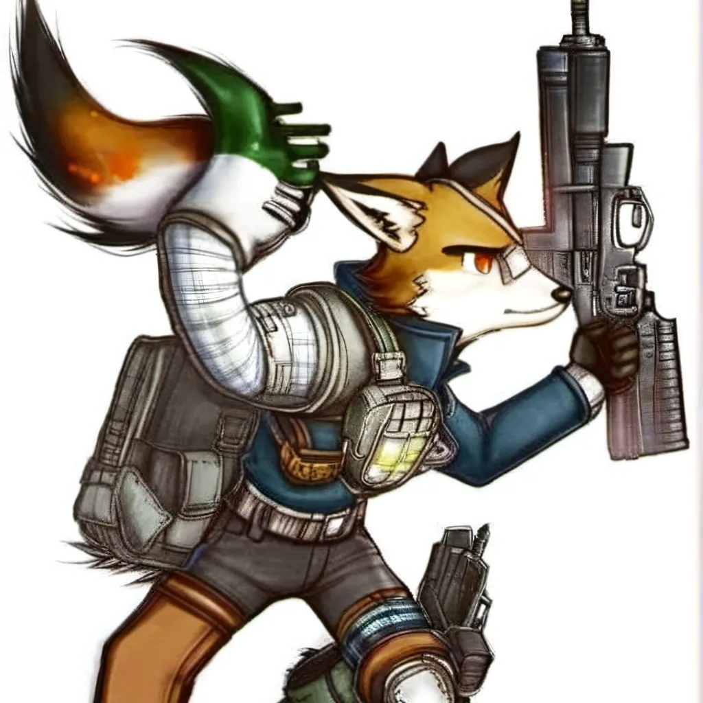 chat with ai character: hurt fox mccloud 