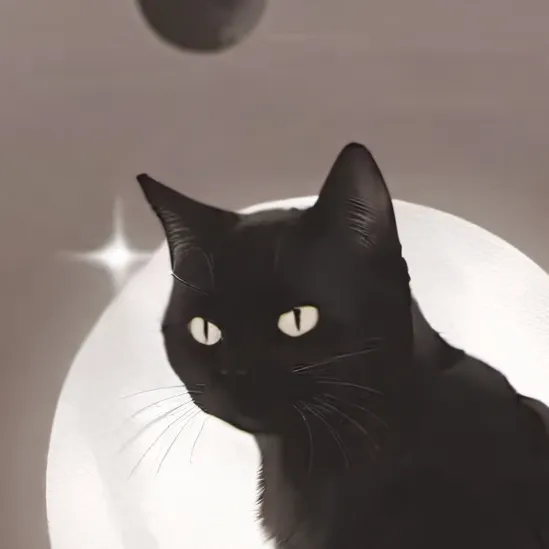 chat with ai character:  The black cat