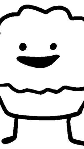 ai character: muffin :) background