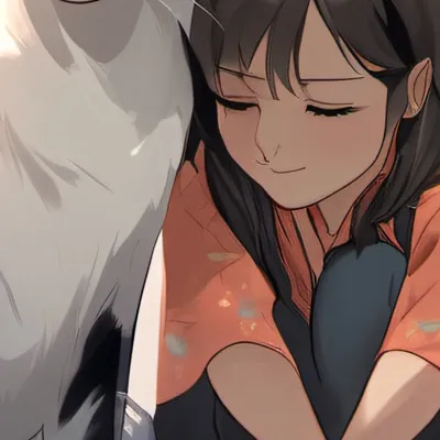 chat with ai character: Your cat and mom