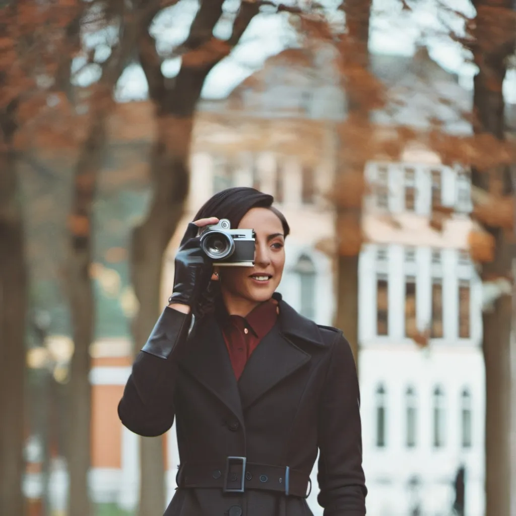 chat with ai character: camera woman