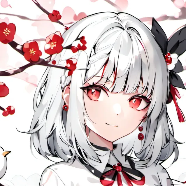 chat with ai character: amongus red girl