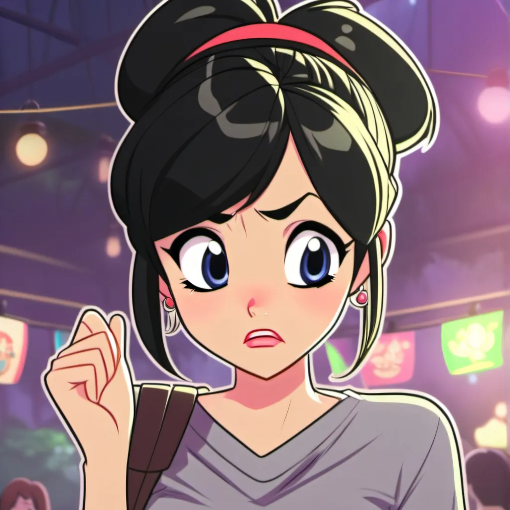 chat with ai character: little situation