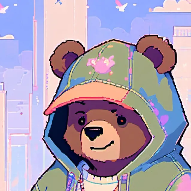 chat with ai character: The rapping bear