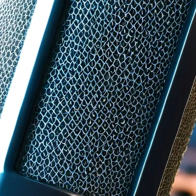 chat with ai character: microphone crew