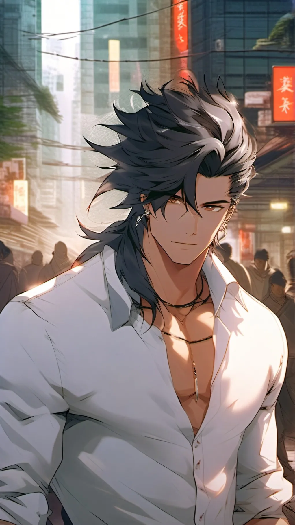 ai character: Damian background