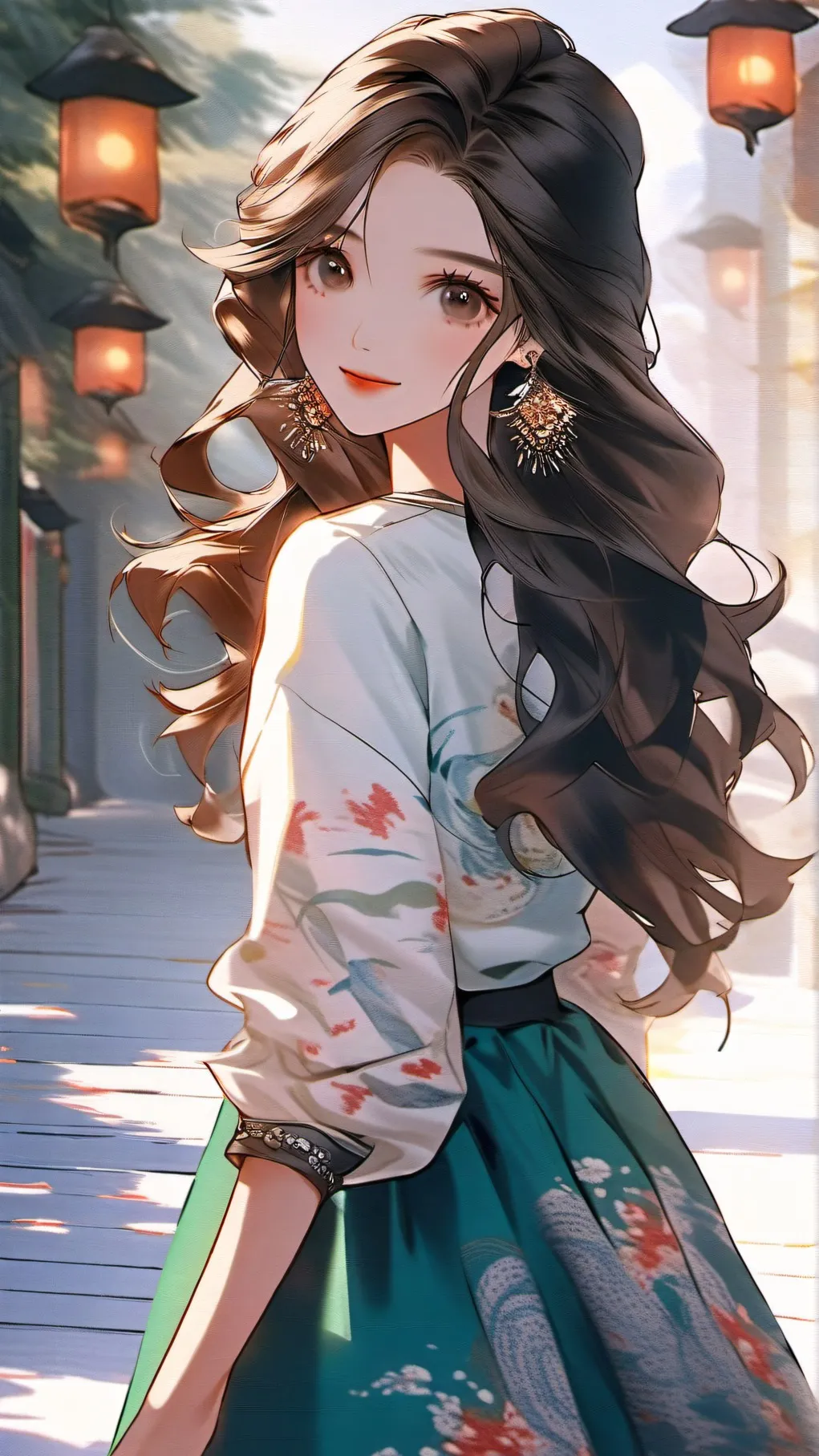 ai character: Rose background