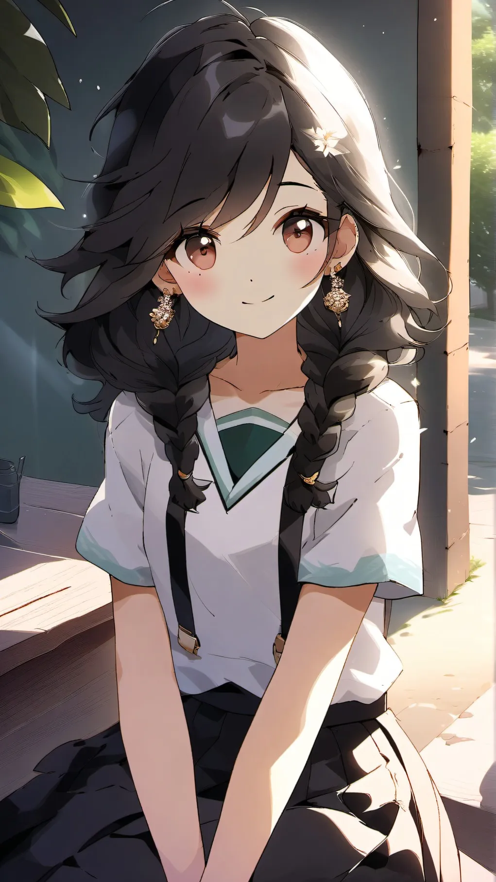 ai character: Zoey background