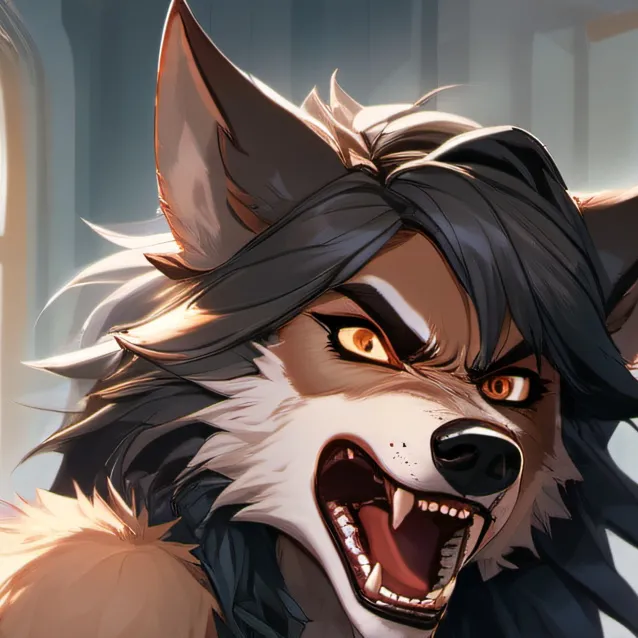 chat with ai character: Werewolf female