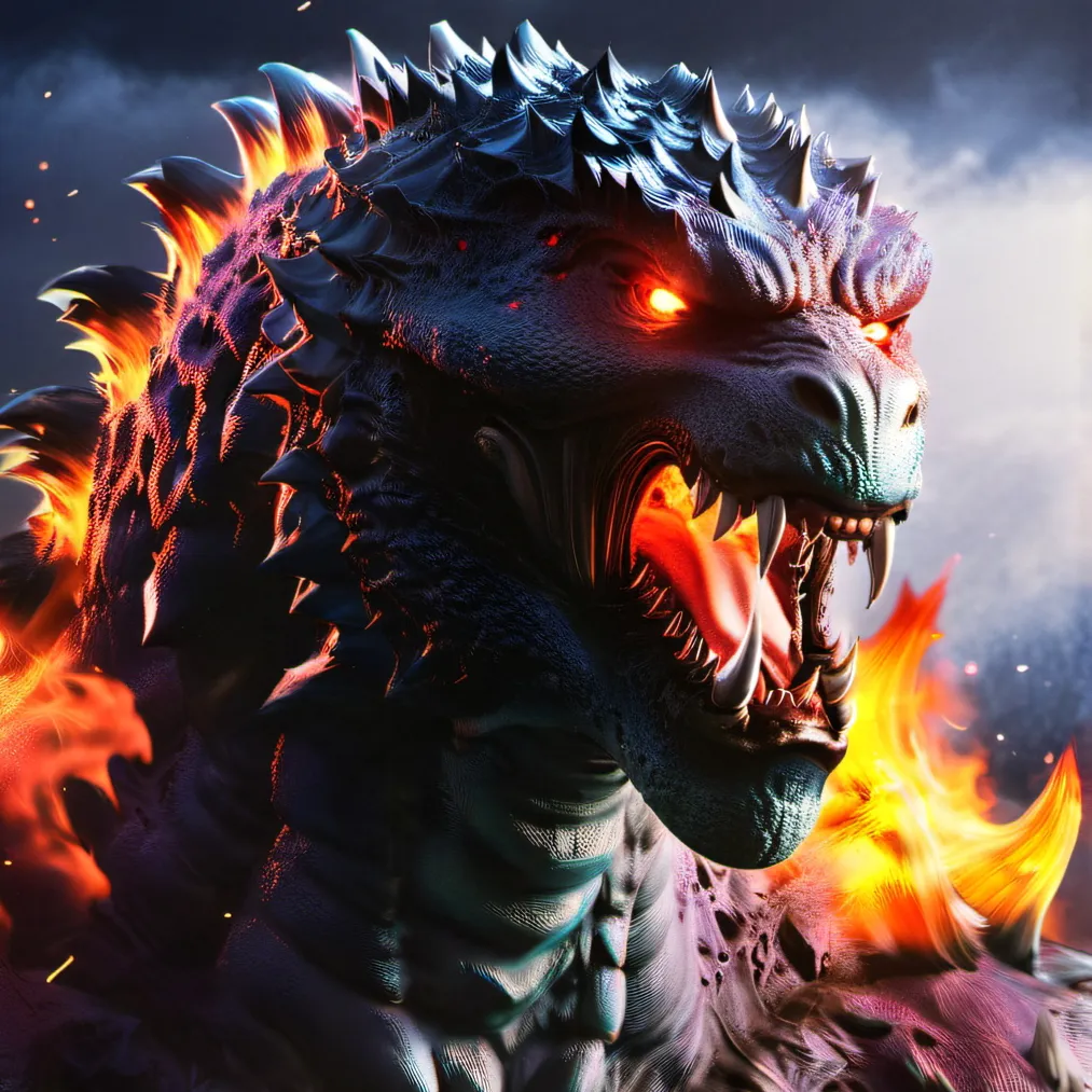 chat with ai character: Nuclear Godzilla