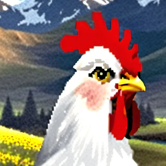 chat with ai character: ps2 chicken