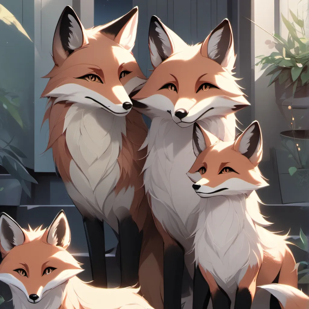chat with ai character: Fox family/2