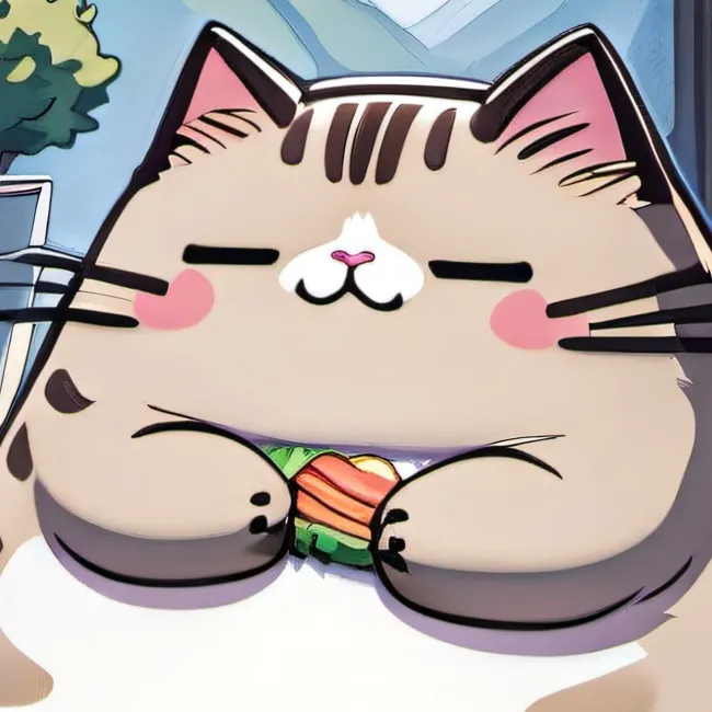 chat with ai character: pusheen cat