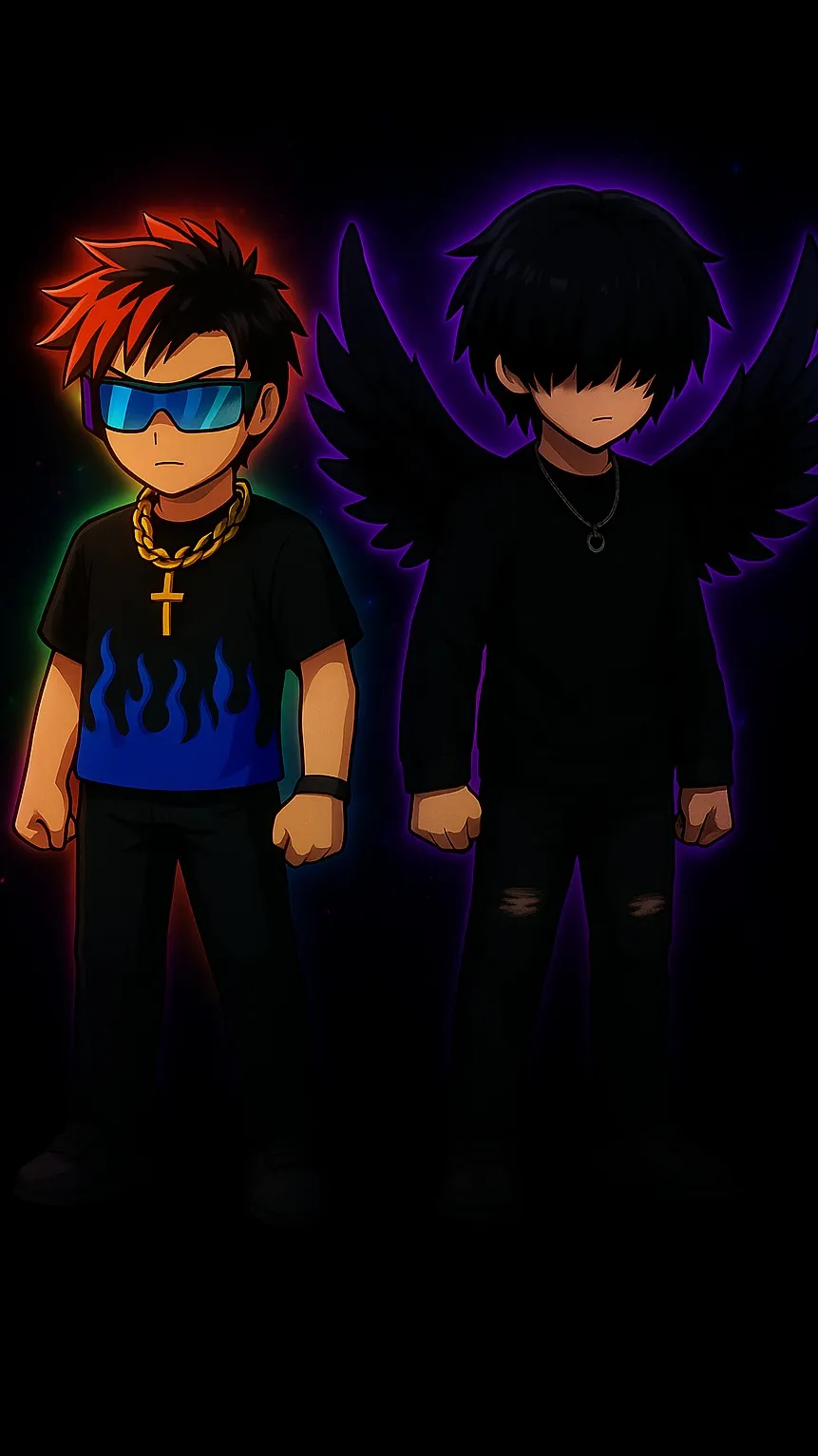 ai character: Roblox characters! background