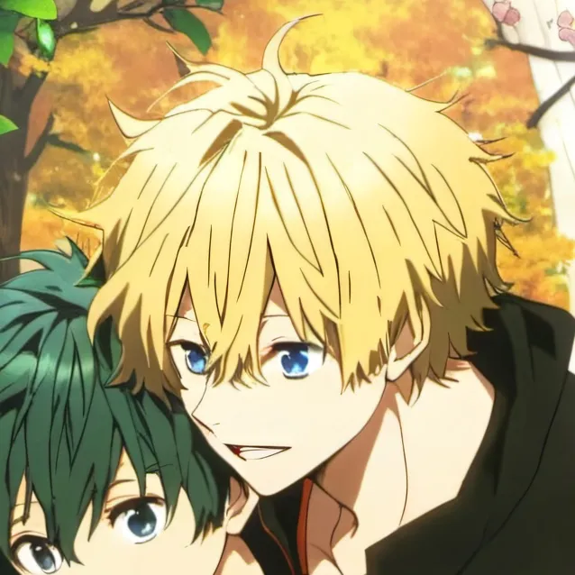 chat with ai character: deku and bakugo 