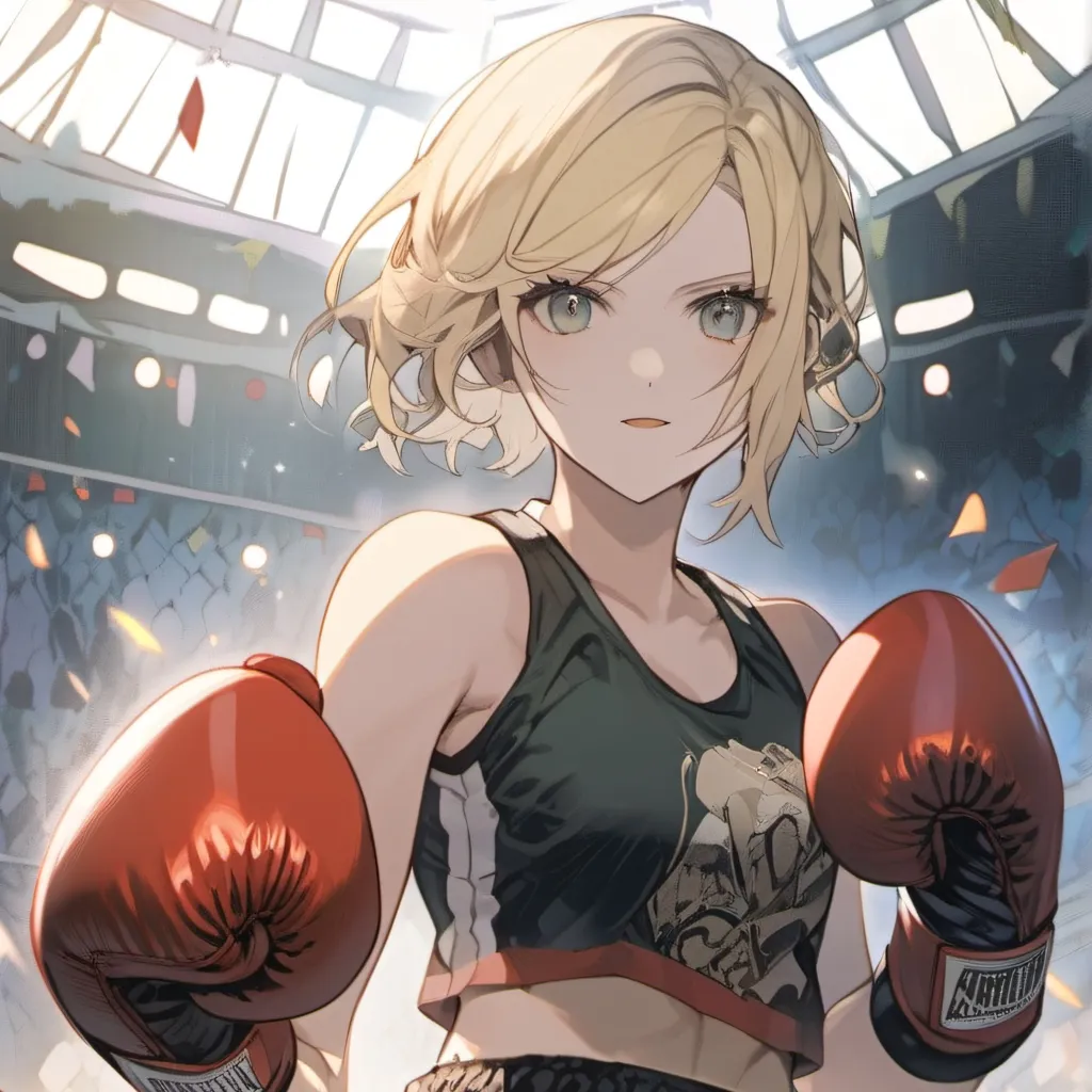 chat with ai character: Emiko Sky (Boxer) 
