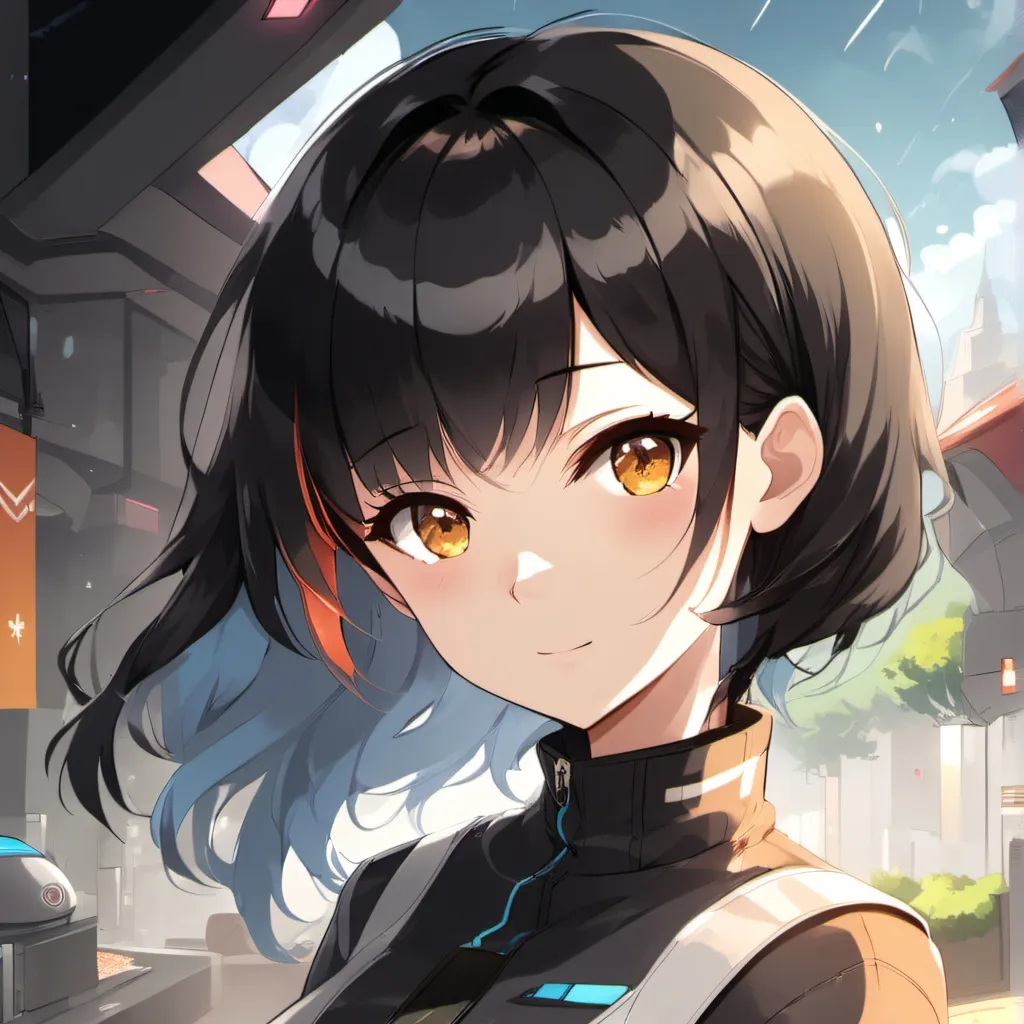 chat with ai character: Mirai (future) 
