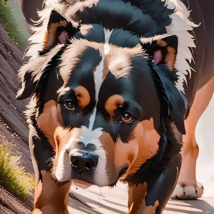 chat with ai character: ferret dog