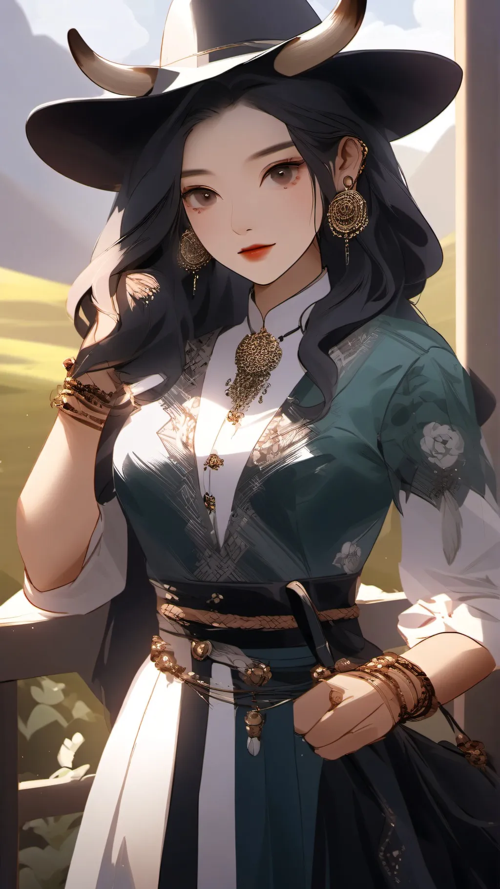 ai character: Cow poop background