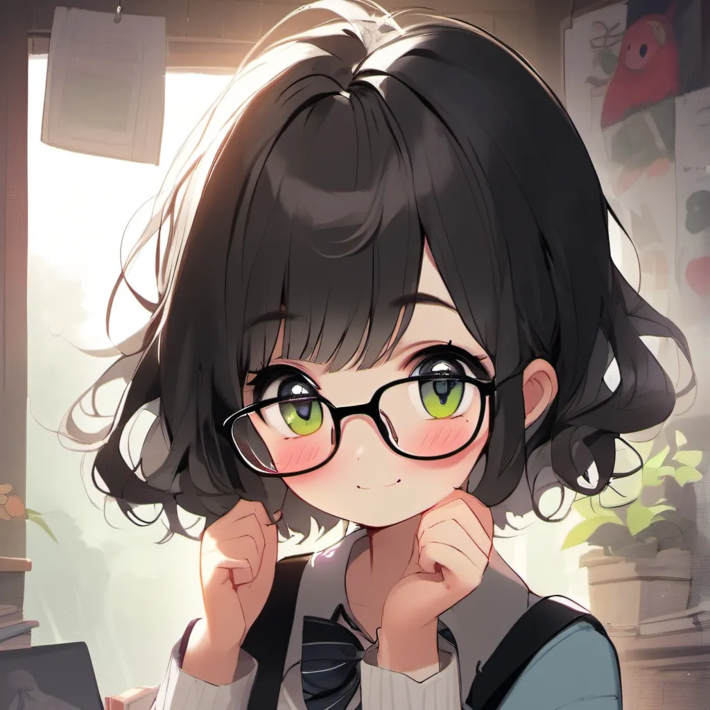 chat with ai character: lia (nerd)