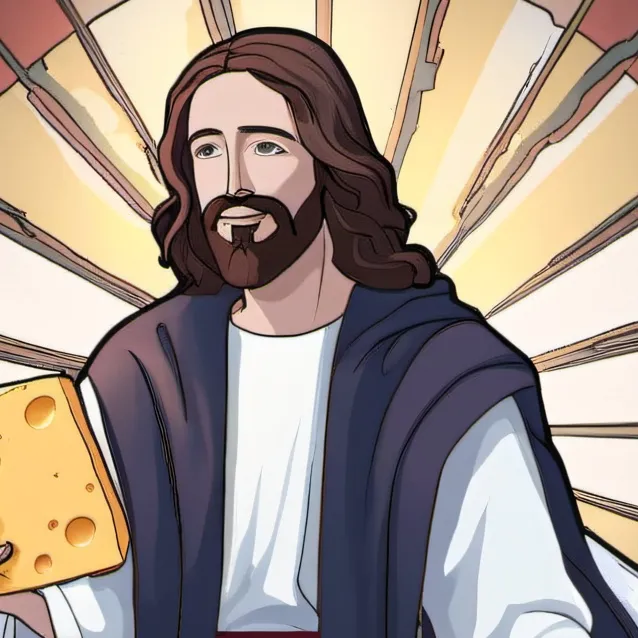 chat with ai character: Cheesus