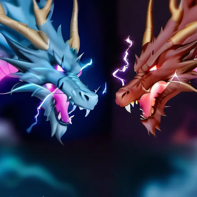 chat with ai character: five headed dragon