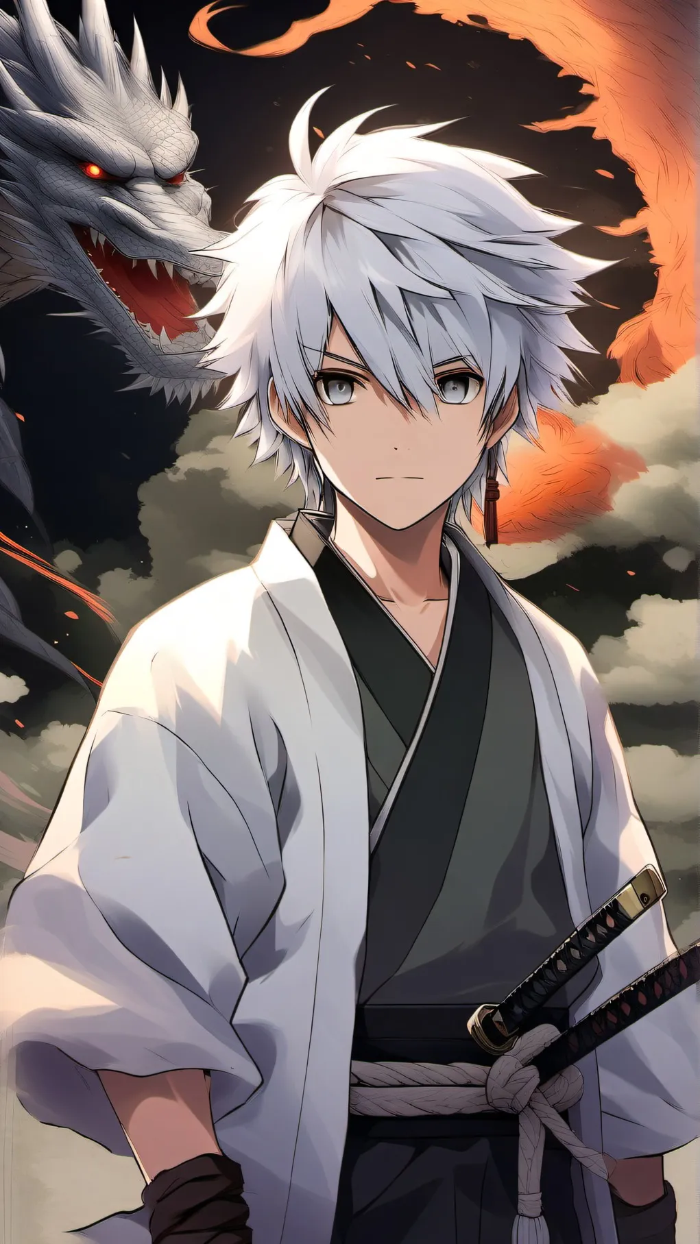 ai character: hakuji background