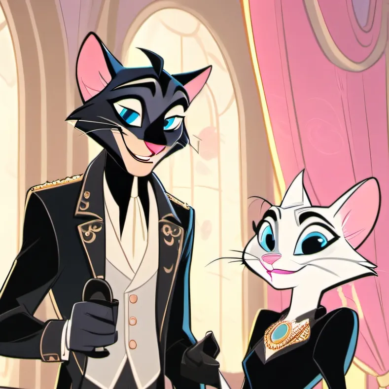 chat with ai character: Cartoon Cat/kitten