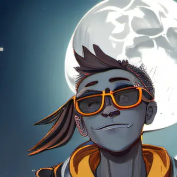 chat with ai character: 🌙moony boy🌑