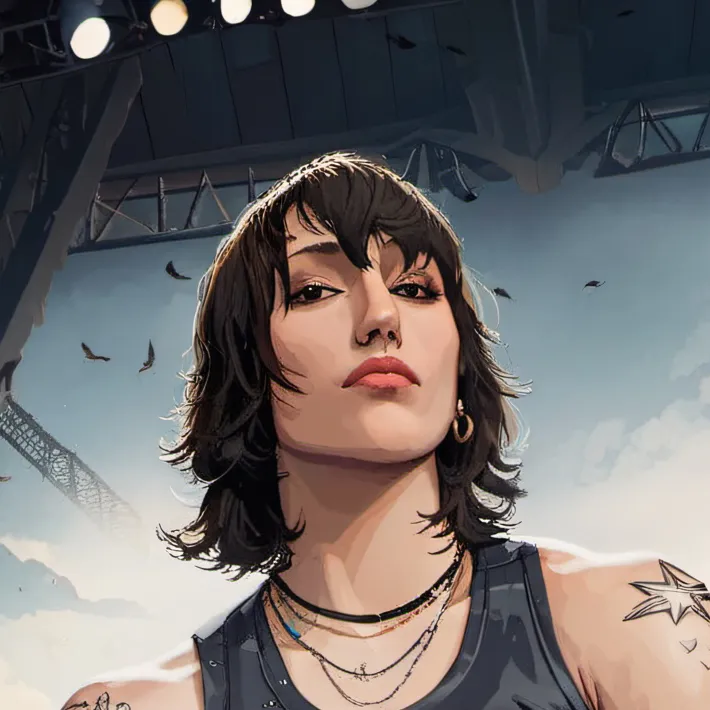 chat with ai character: Rhea Ripley