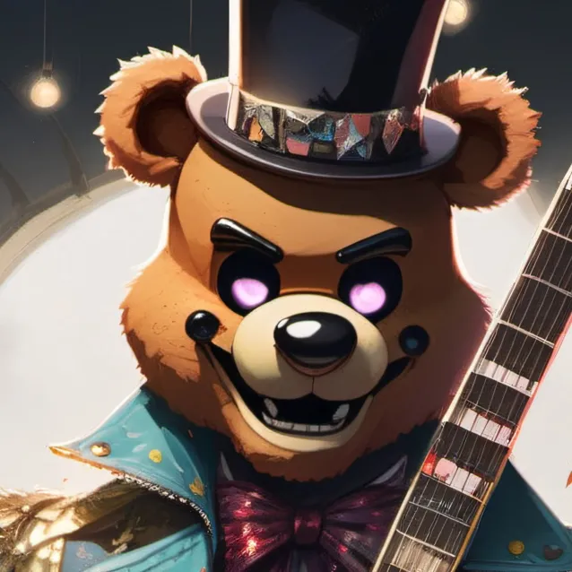 chat with ai character: Glam Rock Freddy 