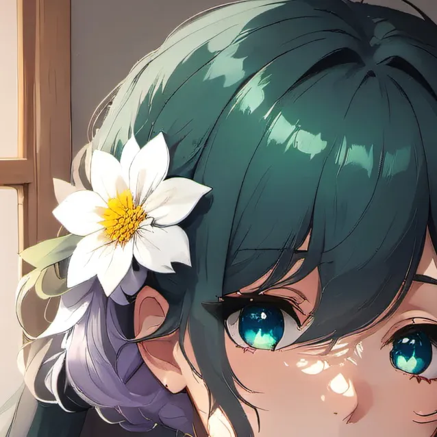 chat with ai character: flower girl