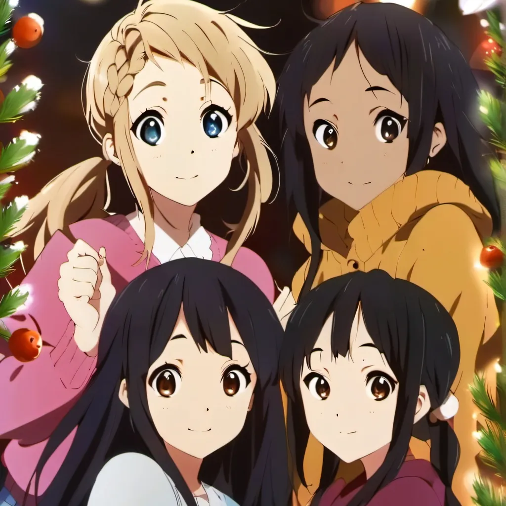 chat with ai character: 4 girls