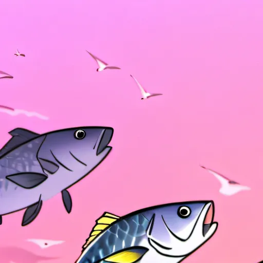 chat with ai character: Fish rain