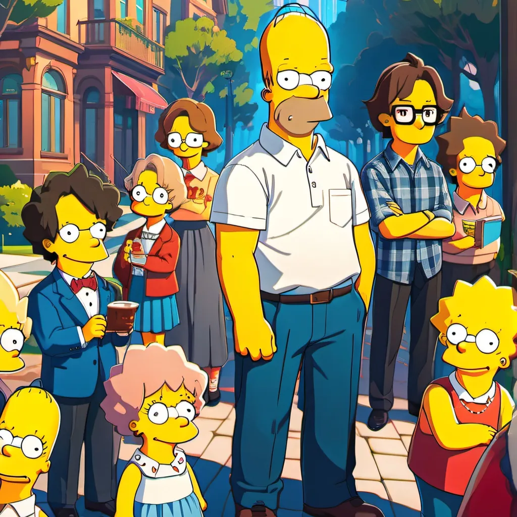 chat with ai character: The Simpsons World