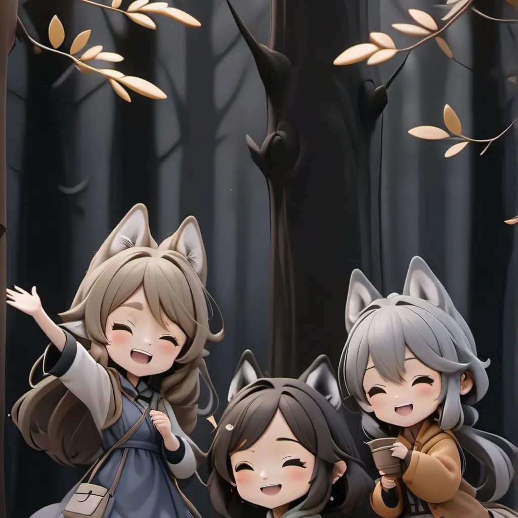 chat with ai character: Wolf Girl Pack