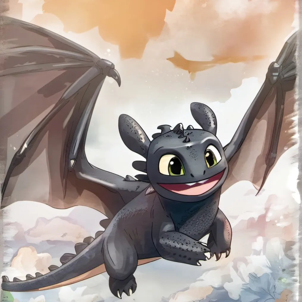 chat with ai character: Toothless meme