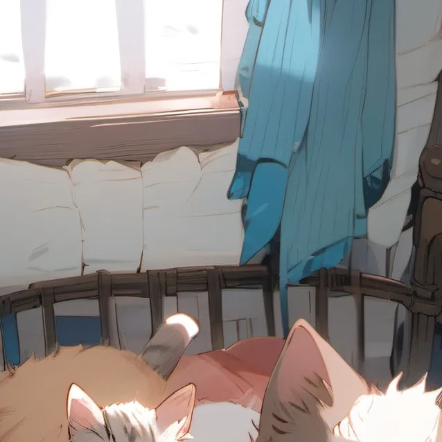 chat with ai character: two cats 