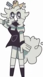 ai character: Bubble background