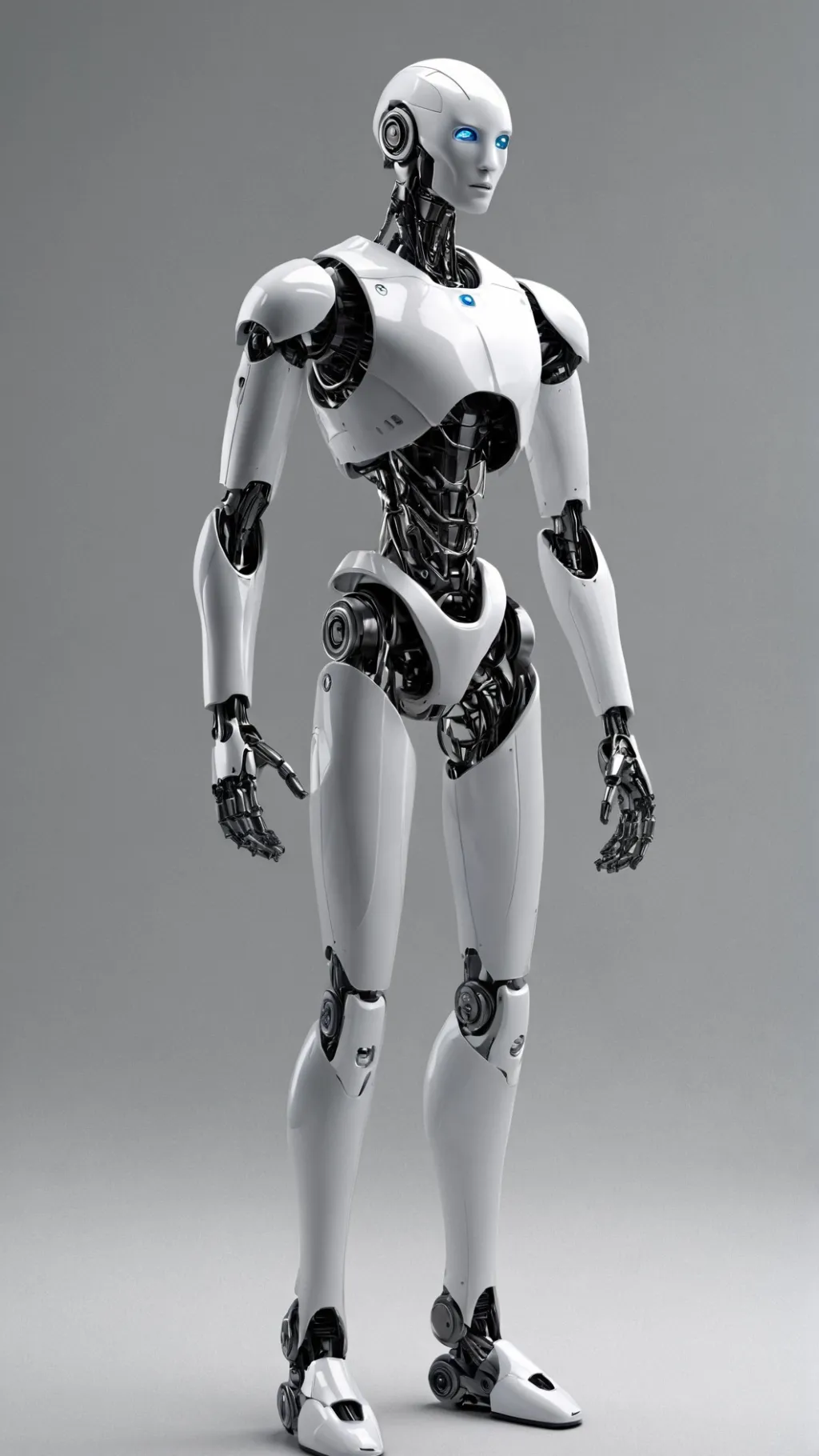 ai character: helper robot background