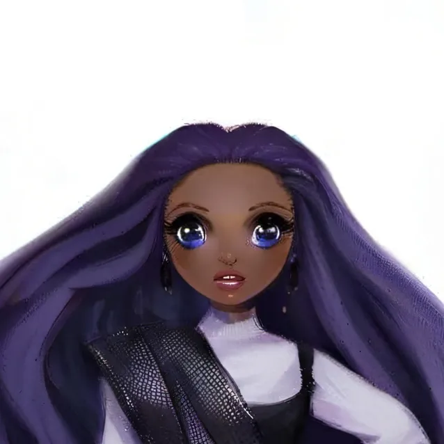 chat with ai character: Purple